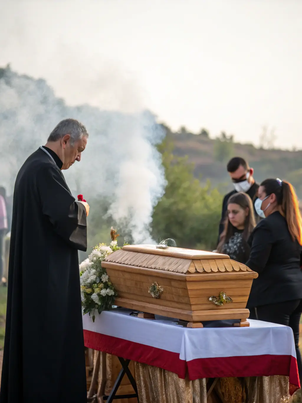 A serene image of a memorial service, symbolizing the dignity and respect that final expense coverage provides through Kralj Agency Life.